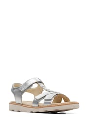 Clarks Crown Flower O. F Fit Sandalen aus Leder - Bild 3 von 7