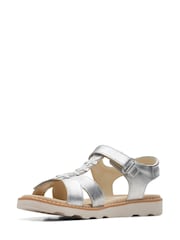 Clarks Crown Flower O. F Fit Sandalen aus Leder - Bild 4 von 7