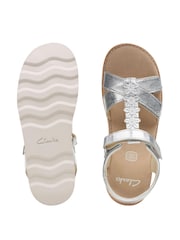 Clarks Crown Flower O. F Fit Sandalen aus Leder - Bild 7 von 7