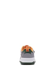 Clarks Grey Clowder Race Wide Fit G Fit Trainers - Image 7 of 7