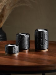 Black Bronx Tea Light Candle Holder - Image 2 of 7