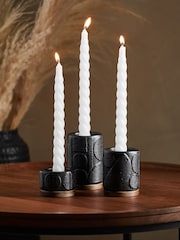 Black Bronx Tea Light Candle Holder - Image 3 of 7