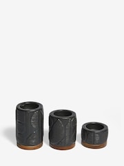 Black Bronx Tea Light Candle Holder - Image 5 of 7