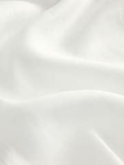 White Signature 100% Linen Short Sleeve Oxford Shirt - Image 9 of 9
