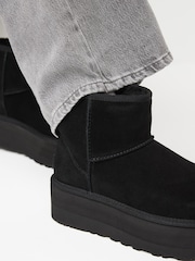 UGG Black Classic Mini Platform Boots - Image 2 of 8