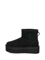 UGG Black Classic Mini Platform Boots - Image 4 of 8