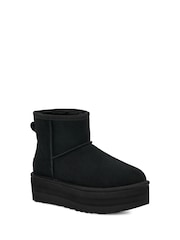 UGG Black Classic Mini Platform Boots - Image 5 of 8