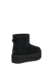 UGG Black Classic Mini Platform Boots - Image 6 of 8
