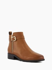 rjava - Dune London Pepi Branded Trim gležnjarji - Slika 3 iz 5