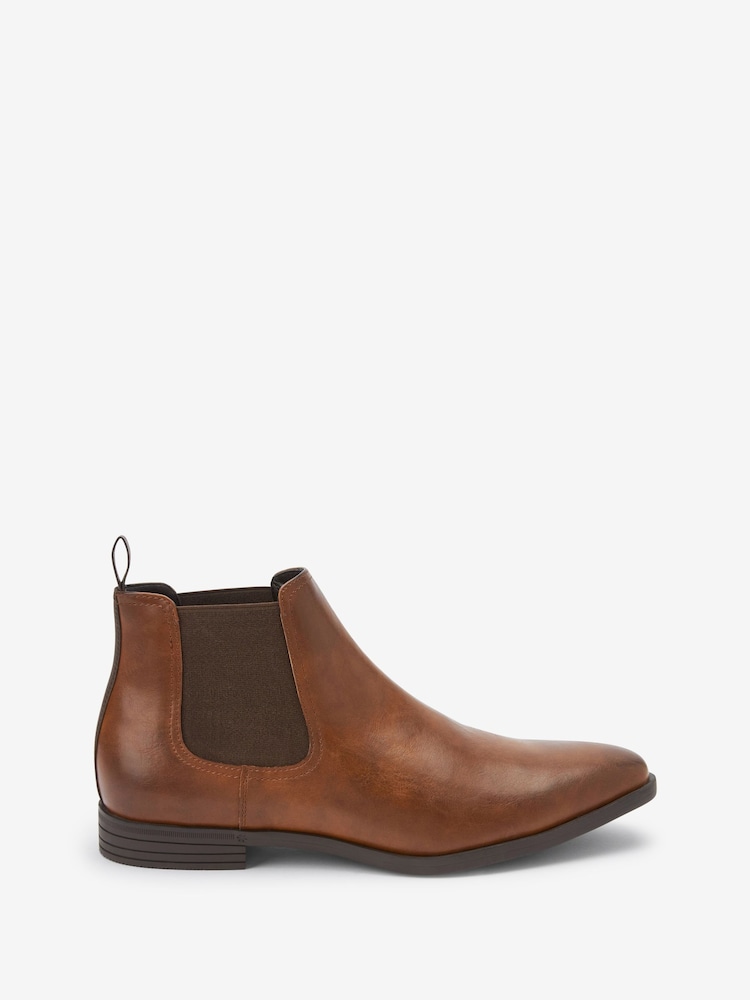 Mörk solbränna - Chelseaboots - Bild 1 av 6