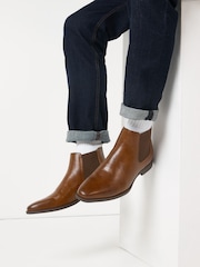 Mörk solbränna - Chelseaboots - Bild 5 av 6