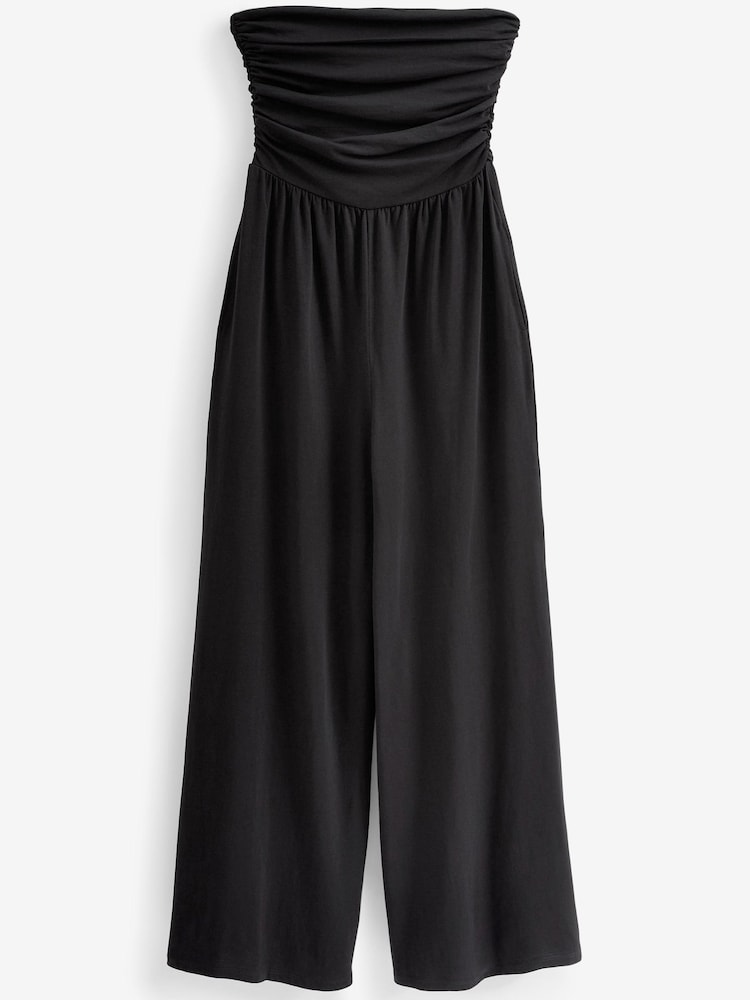 Noir - Combinaison bandeau en jersey - Image 5 de 5