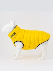 Hugo & Hudson Dark Green and Grey Reversible Dog Puffer Jacket - Image 2 of 9