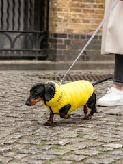 Hugo & Hudson Dark Green and Grey Reversible Dog Puffer Jacket - Image 8 of 9
