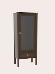 Laura Ashley Dark Chestnut Balmoral One Door One Drawer Display Unit - Image 3 of 4