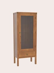 Laura Ashley Honey Gold Balmoral One Door One Drawer Display Unit - Image 3 of 4