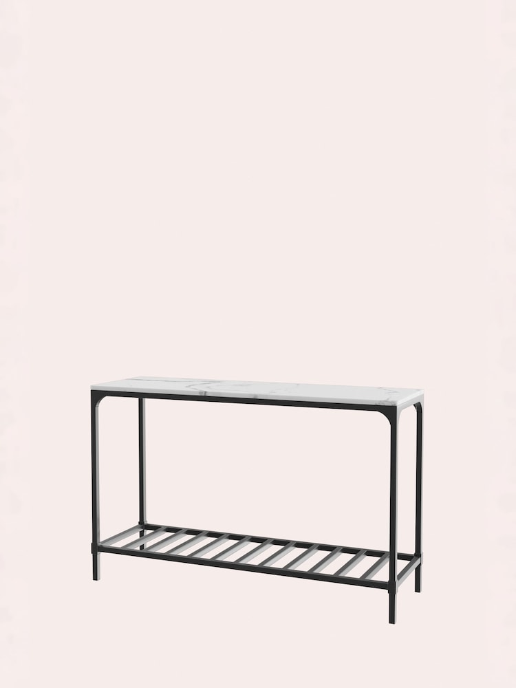 Laura Ashley Marble Brynford Console Table - Image 4 of 4