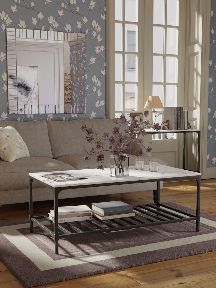 Laura Ashley Marble Brynford Coffee Table - Image 1 of 4