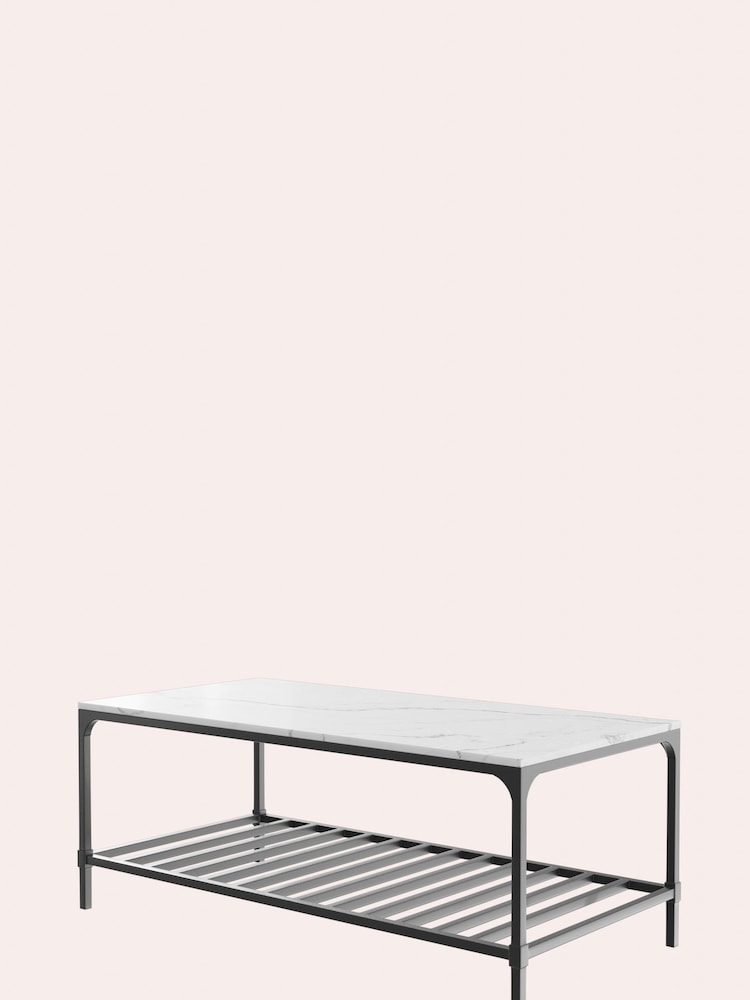 Laura Ashley Marble Brynford Coffee Table - Image 4 of 4