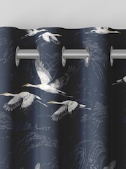 Laura Ashley Blue Animalia Made To Measure Curtains - Image 7 of 9