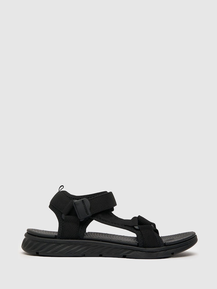 Schuh Scott Adventure Black Sandals - Image 1 of 4 Schuh Scott Adventure Black Sandals - Image 1 of 4