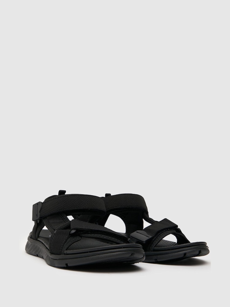 Schuh Scott Adventure Black Sandals - Image 2 of 4 Schuh Scott Adventure Black Sandals - Image 2 of 4