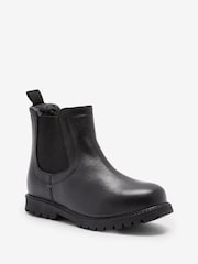 Noir - Bottines Chelsea en cuir à doublure chaude Thinsulate™ - Image 3 of 10