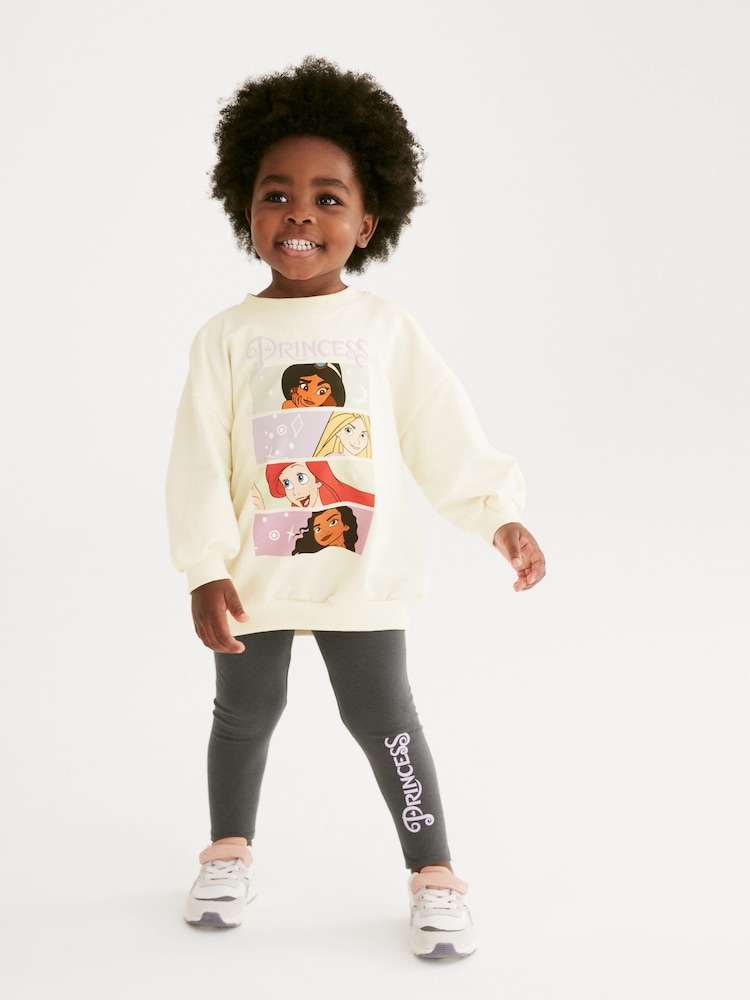 Multi Disney Princess Top & Legging Set (3mths-7yrs) - Image 1 of 7