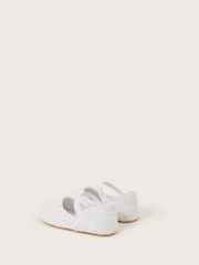 Monsoon Natural Baby Daisy Lace Walker Shoes - Image 3 of 3
