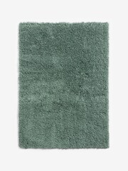 Green Comfy Twist Shaggy Rug - Image 6 of 6