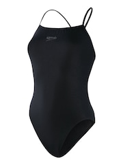 Speedo Black Endurance+ Thinstrap 1 Piece Swimsuit - Image 8 of 10