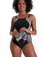 Speedo Crystal Lux Black Swimsuit - Image 3 of 6