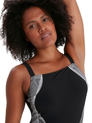 Speedo Crystal Lux Black Swimsuit - Image 4 of 6