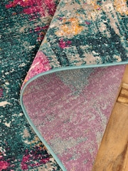 Multi Bright Abstract Rug - Image 4 of 5
