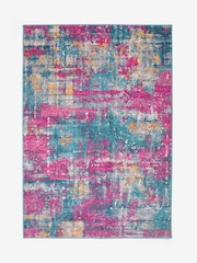 Multi Bright Abstract Rug - Image 5 of 5