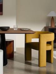 MADE.COM Ochre Yellow Kalaspel Dining Chair - Image 1 of 4