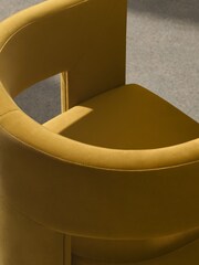 MADE.COM Ochre Yellow Kalaspel Dining Chair - Image 3 of 4