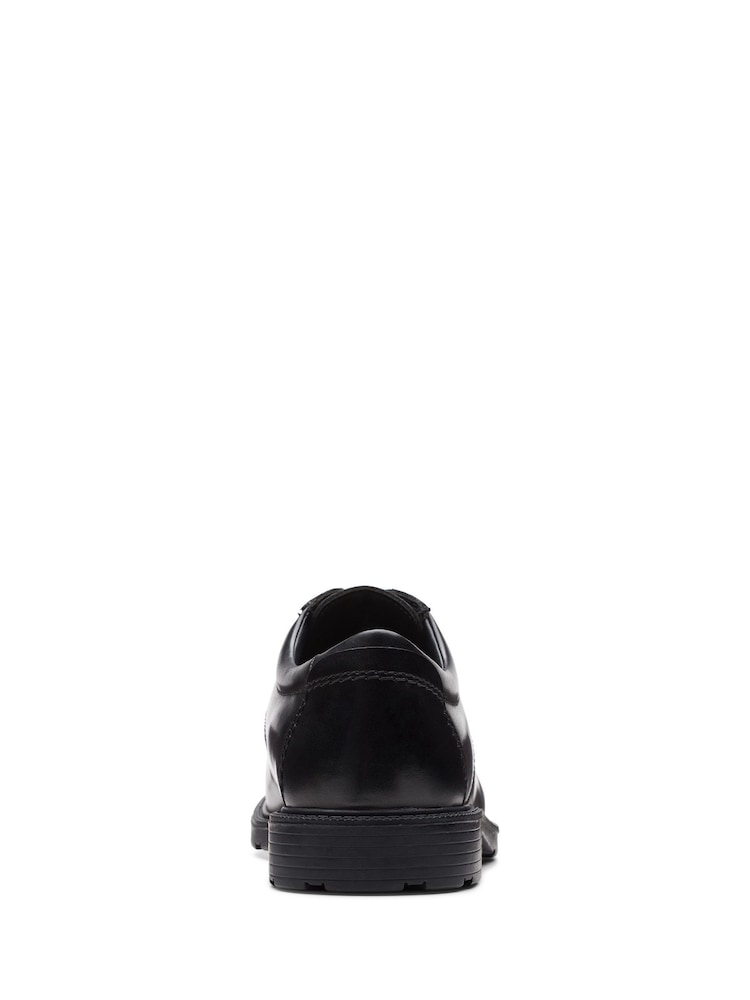 črna - standarden Fit (G) - Usnjeni čevlji z vezalkami Clarks Kerton - Slika 2 iz 7