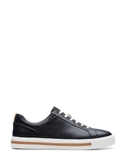 Clarks Black/white Standard Fit (F) Leather Un Maui Lace Shoes - Image 1 of 7
