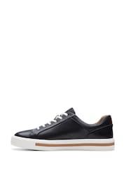 Clarks Black/white Standard Fit (F) Leather Un Maui Lace Shoes - Image 2 of 7