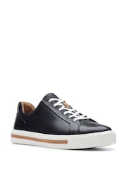 Clarks Black/white Standard Fit (F) Leather Un Maui Lace Shoes - Image 3 of 7