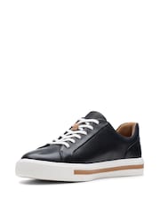 Clarks Black/white Standard Fit (F) Leather Un Maui Lace Shoes - Image 4 of 7