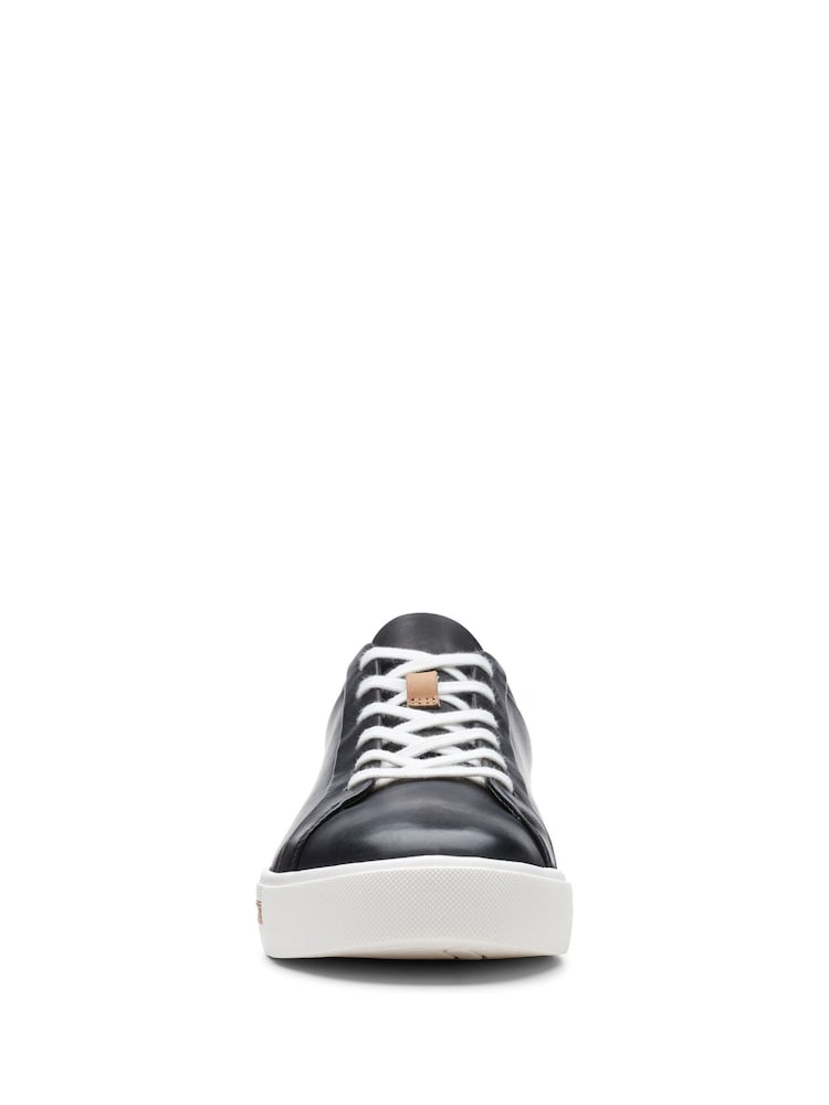 Clarks Black/white Standard Fit (F) Leather Un Maui Lace Shoes - Image 5 of 7