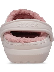 Crocs Pink Classic Lined Clogs - Image 4 of 8