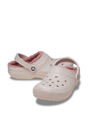 Crocs Pink Classic Lined Clogs - Image 5 of 8