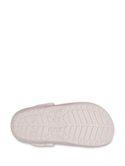 Crocs Pink Classic Lined Clogs - Image 7 of 8