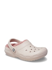 Crocs Pink Classic Lined Clogs - Image 8 of 8