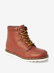 Tan Brown Leather Boots - Image 2 of 4