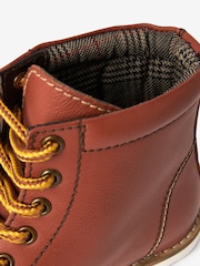 Tan Brown Leather Boots - Image 3 of 4