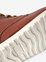 Tan Brown Leather Boots - Image 4 of 4